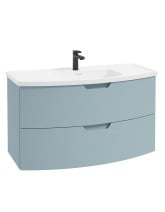 ARC Wall Hung 100cm 2 Drawer Vanity Unit - Matt Basin - Choice of Colour