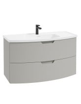 ARC Wall Hung 100cm 2 Drawer Vanity Unit - Matt Basin - Choice of Colour