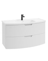 ARC Wall Hung 100cm 2 Drawer Vanity Unit - Matt Basin - Choice of Colour