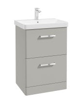 KORA Floorstanding 60cm 2 Drawer Vanity Unit - Choice of Colour - Choice of Handle
