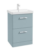 KORA Floorstanding 60cm 2 Drawer Vanity Unit - Choice of Colour - Choice of Handle