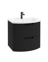 ARC Wall Hung 60cm 2 Drawer Vanity Unit - Matt Basin - Choice of Colour