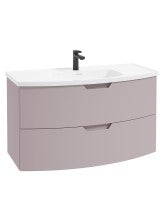 ARC Wall Hung 100cm 2 Drawer Vanity Unit - Matt Basin - Choice of Colour