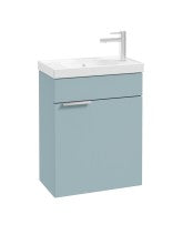 STOCKHOLM Wall Hung 50cm Single Door Cloakroom Unit - Choice of Colour - Choice of Handle