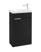 STOCKHOLM Floorstanding 50cm Single Door Cloakroom Unit - Choice of Colour - Choice of Handle