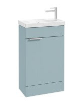 STOCKHOLM Floorstanding 50cm Single Door Cloakroom Unit - Choice of Colour - Choice of Handle