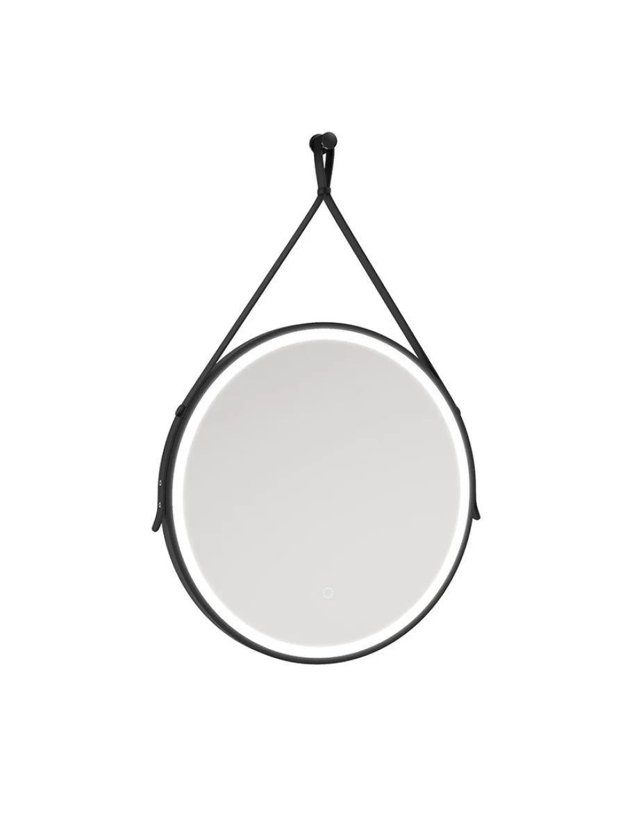 Astrid Style BLACK STRAP LIGHTED MIRROR