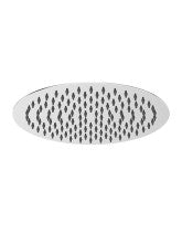SYNC Round Thin Stainless Steel Shower Head 250mm Chrome