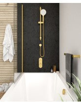 ALITA Knurled Bath Set 1 Brushed Gold