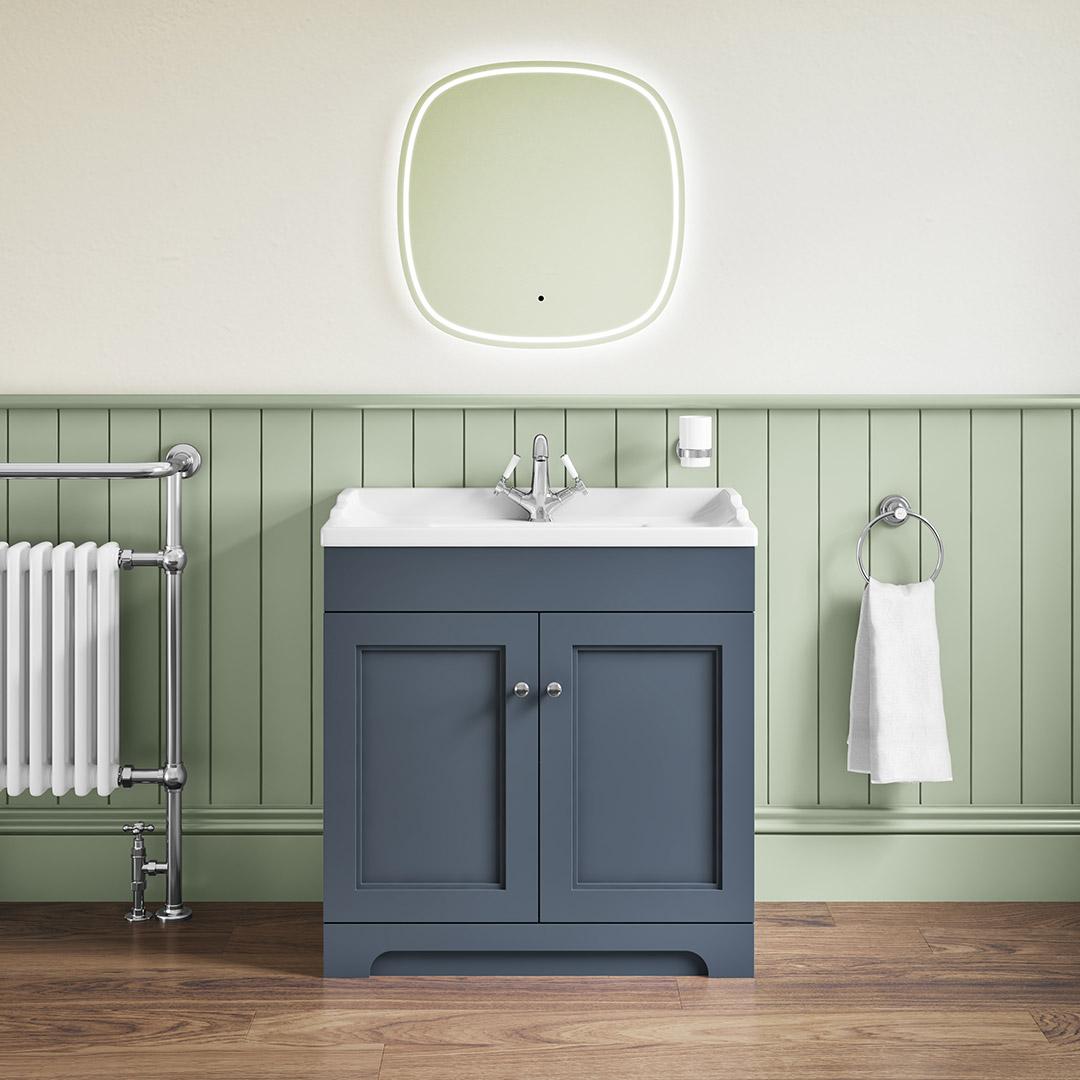 Wilton 800mm 2 Door Floor Unit - Choice of Colour