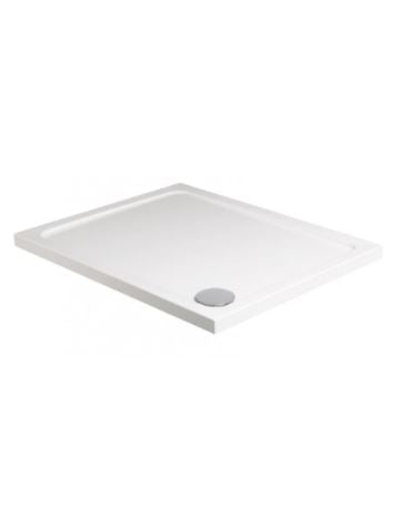 Kristal Low Profile 900x800 Rectangle Shower Tray with FREE shower waste