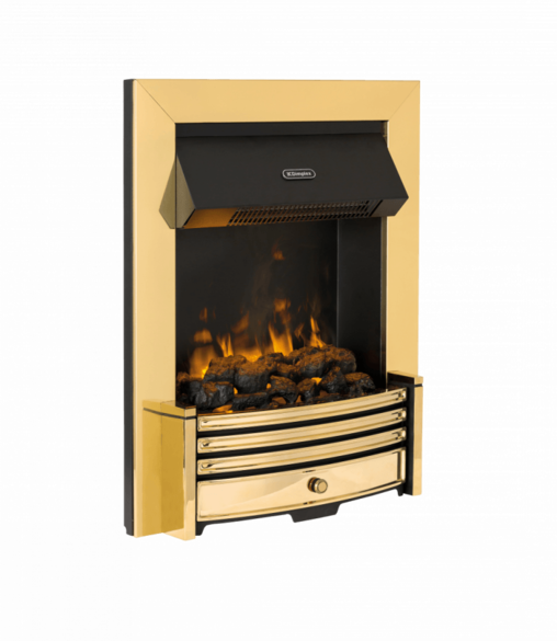 Dimplex Crestmore Traditional Effect Optimyst Brass