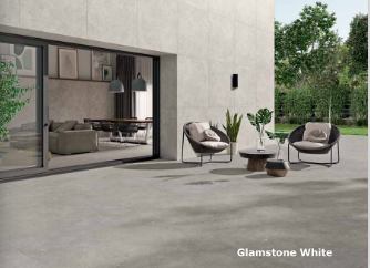 Glamstone White 1200 x 1200