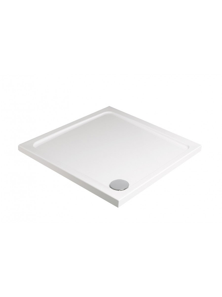 Kristal Low Profile 800 Square Shower Tray with FREE shower waste