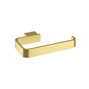 PURE BRUSHED BRASS TOILET ROLL HOLDER