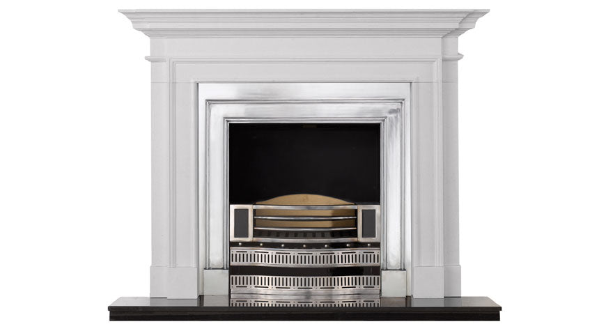 Stovax Sandringham Stone Mantel - Choice of Natural Limestone or Antique White Marble