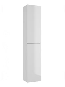 Scandinavian Universal Wall column Gloss White 30cm